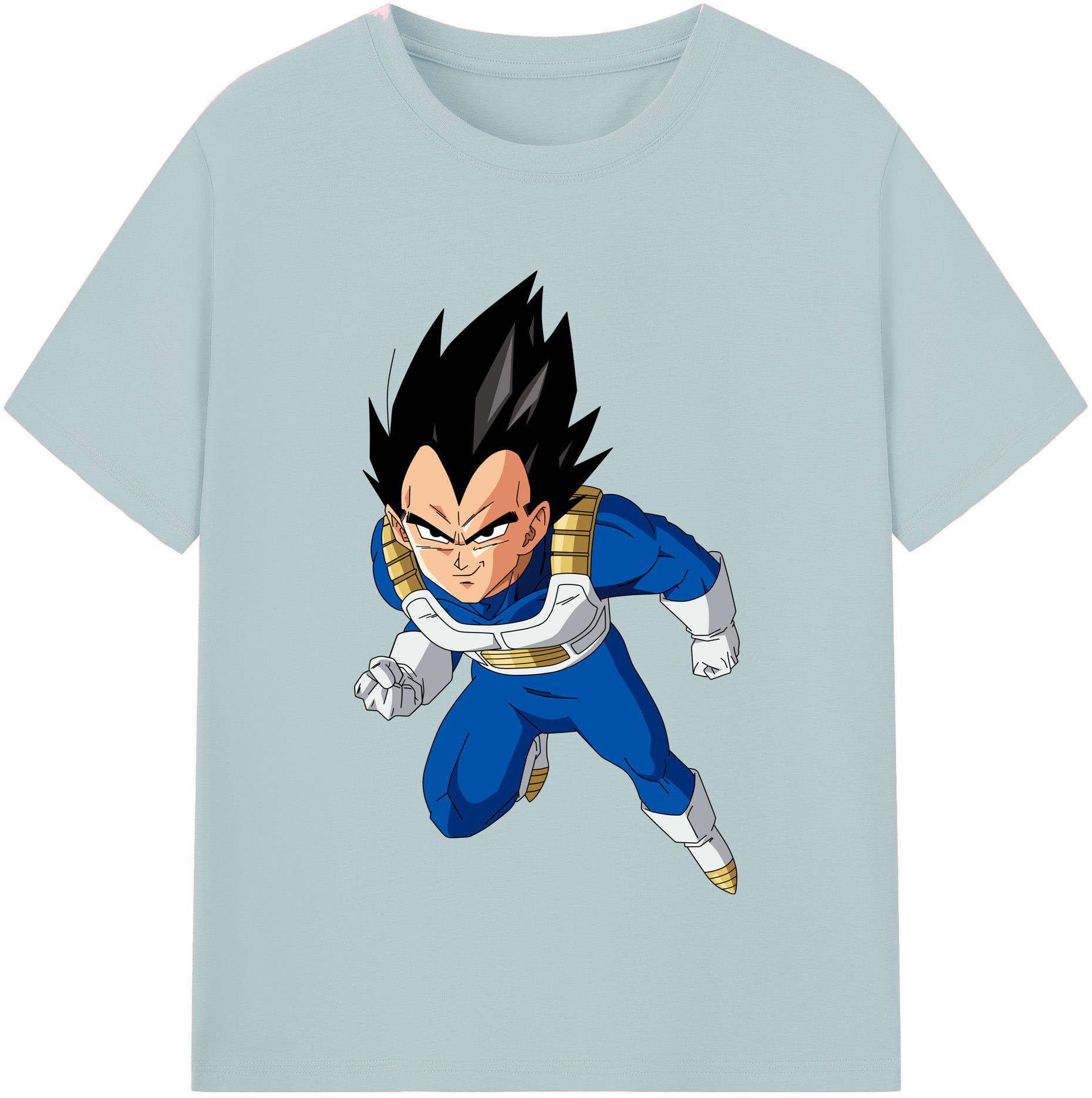 （画像用） ドラゴンボール ベジータ四世（Bejīta Yonsei）DRAGON BALL Vegeta IV 綿100％半袖Tシャツ（フロントプリント）